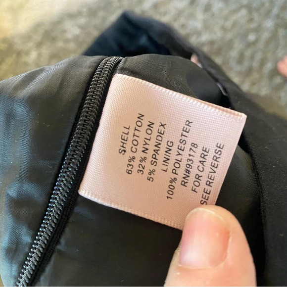 Black asymmetrical miniskirt - Picture 6 of 6